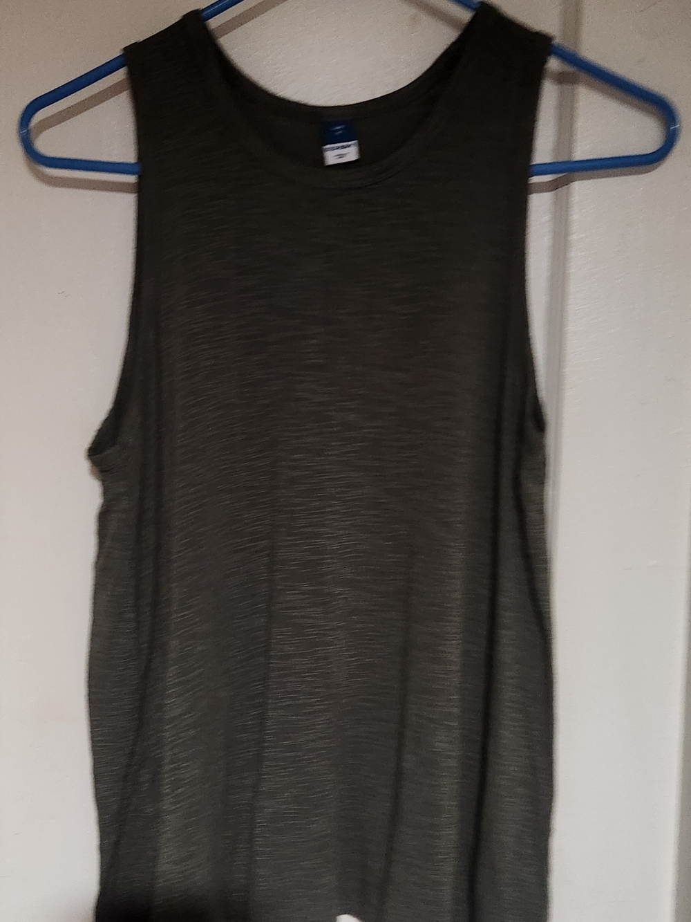 Old Navy Olive Green Ribbed Sleeveless Tank Top